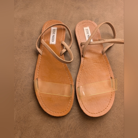 Steve Madden Tan Sandals - Picture 1 of 5